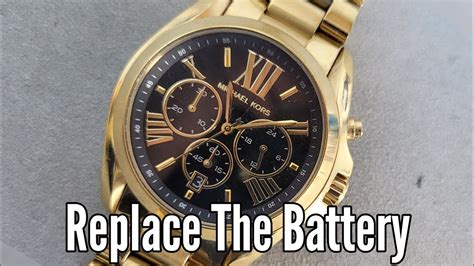 michael kors watch how to replace battery|watch battery for Michael Kors.